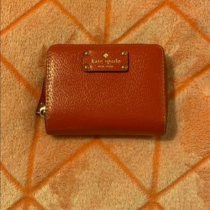 Red Kate Spade Compact Wallet